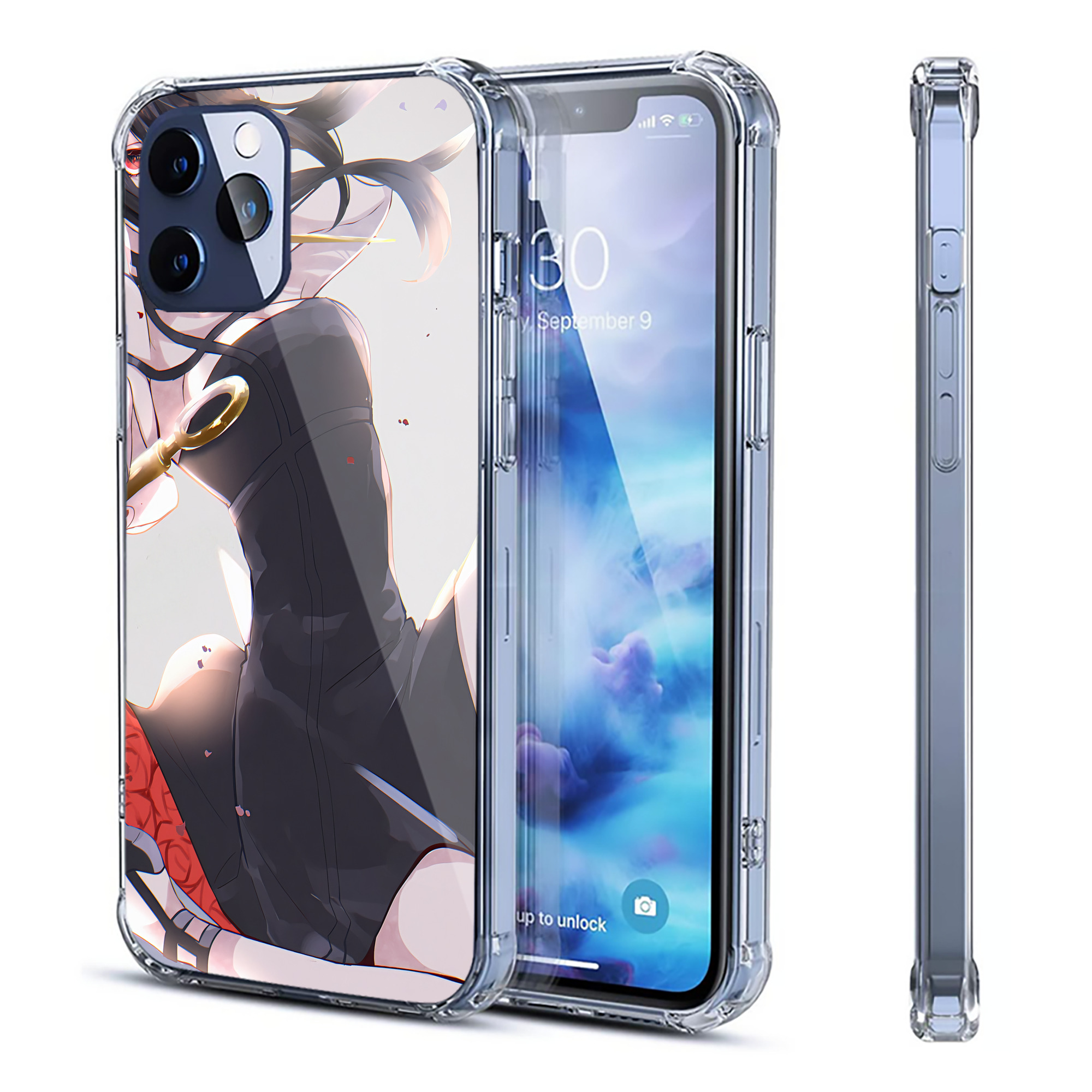 （画像用） SPY×FAMILY间谍家家酒 【iPhone 12シリーズ対応】透明スマホケース（クリアソフトケース）